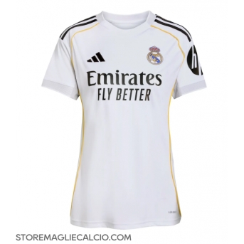 Real Madrid Maglia Gara Casa Repliche 2025-26 Donna